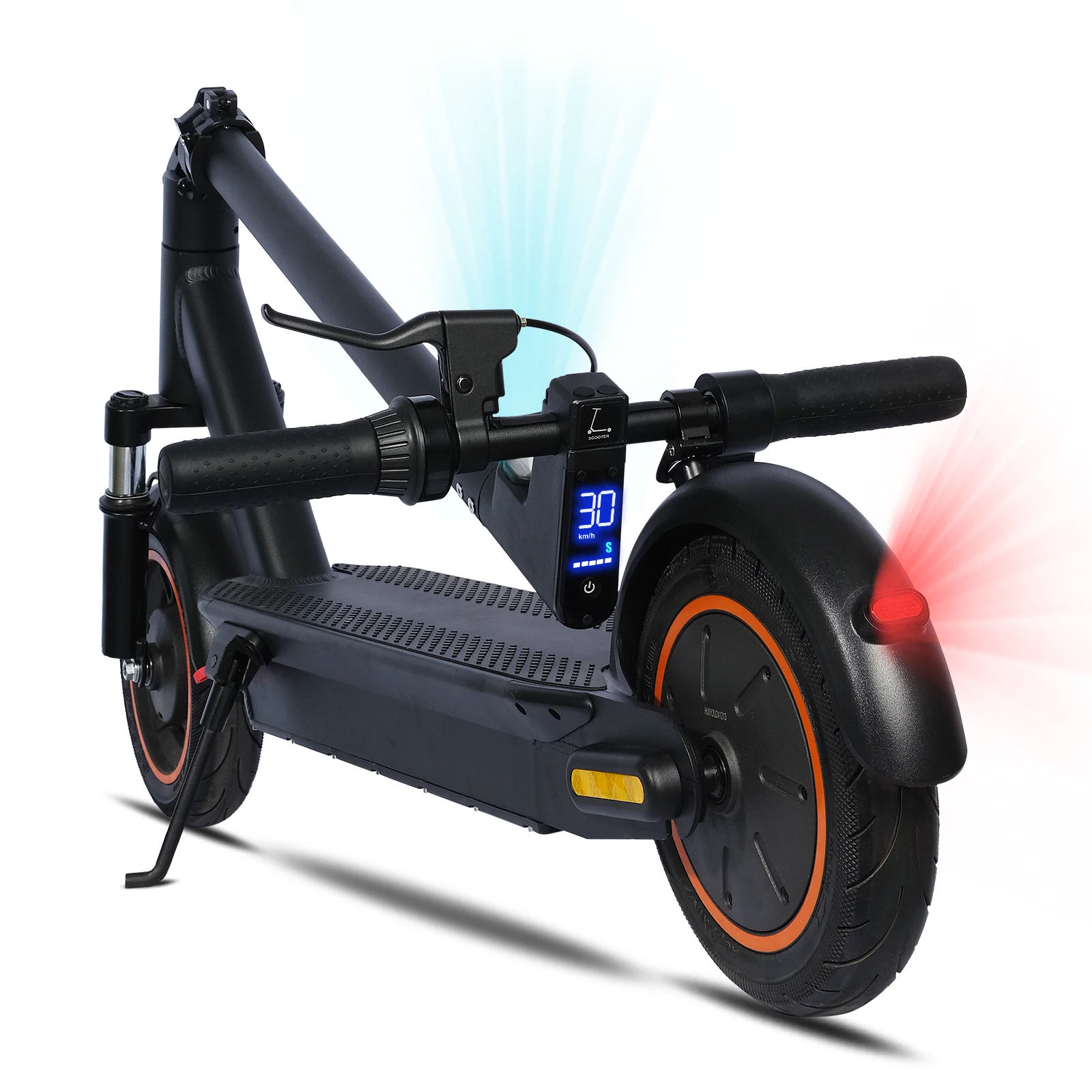 HEZZO G30 Commute Folding Electric Scooter G30 19Mph 35Miles Long Range With Front Suspension City Escooter Patinete Electrico
HEZZO G30 Commute Folding Electric Scooter G30 19Mph 35Miles Long Range With Front Suspension City Escooter Patinete Electrico