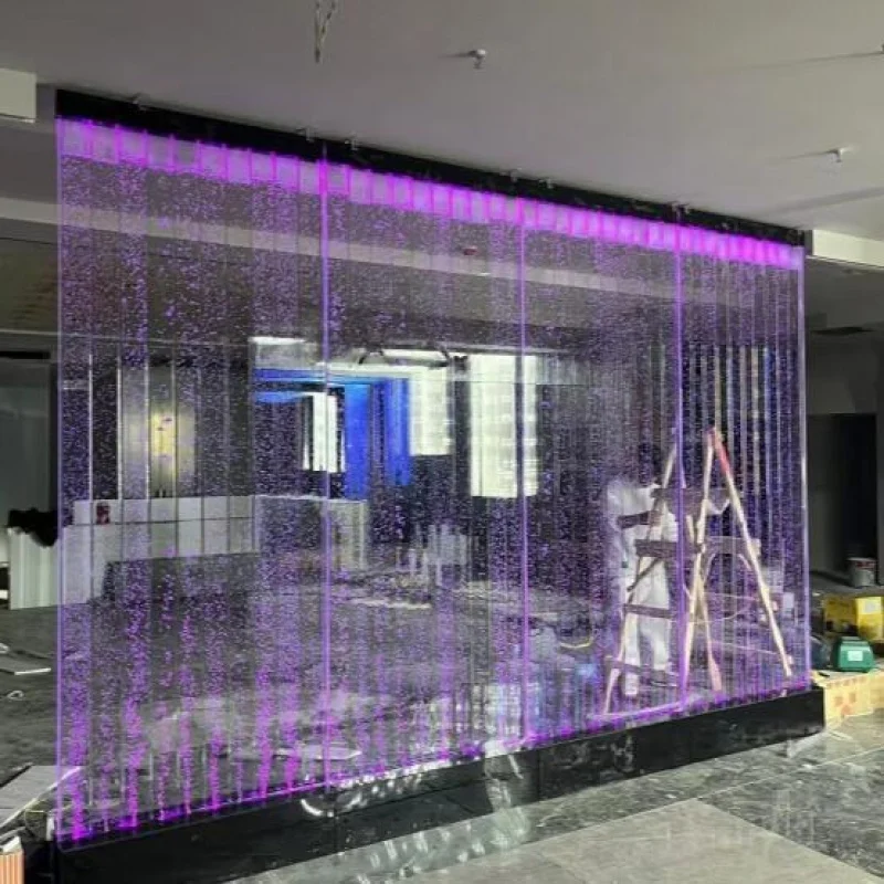 Custom. Acrylic Screen Waterfall Curtain Flowing Bubble Wall Wedding Decoration Background Screen Partition Entrance Decor
Custom. Acrylic Screen Waterfall Curtain Flowing Bubble Wall Wedding Decoration Background Screen Partition Entrance Decor