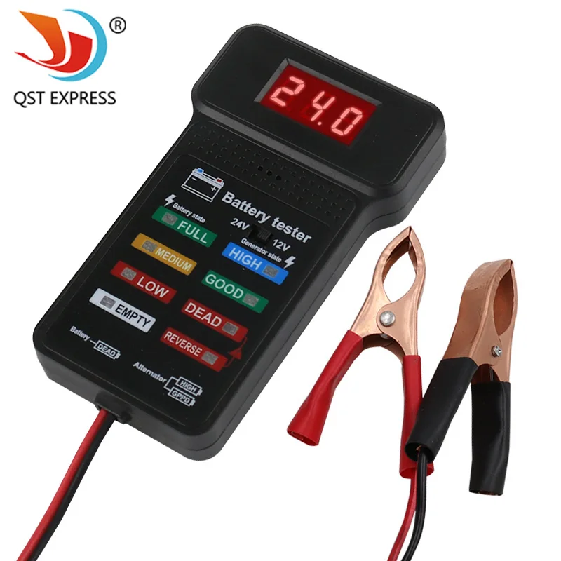 Battery Start Test Battery Capacity Tester 12V/24V Battery Tester Automotive Battery Tester
Battery Start Test Battery Capacity Tester 12V/24V Battery Tester Automotive Battery Tester