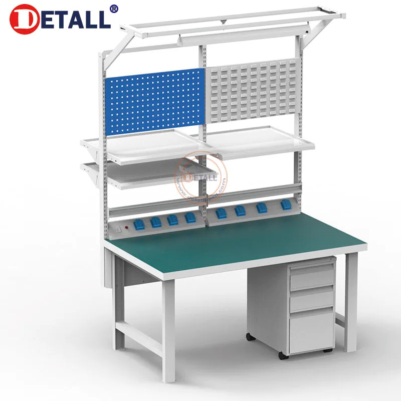 Versatile Large Load Capacity ESD Workbench Table with Built-in Drawers for Tool Organization Professional Workshop Table Pro
Versatile Large Load Capacity ESD Workbench Table with Built-in Drawers for Tool Organization Professional Workshop Table Pro