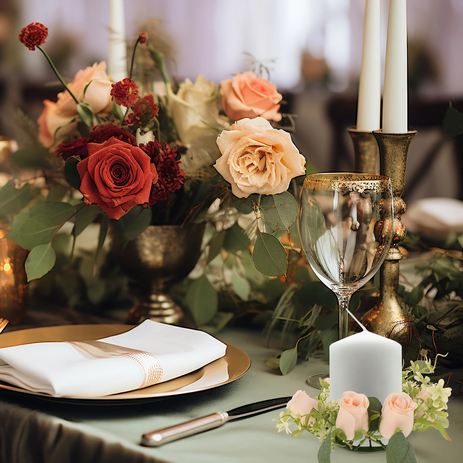 Artificial Ring Wedding Table Centerpieces Mini Wedding Centerpieces For Tables Wreaths Garland For Party 
Artificial Ring Wedding Table Centerpieces Mini Wedding Centerpieces For Tables Wreaths Garland For Party