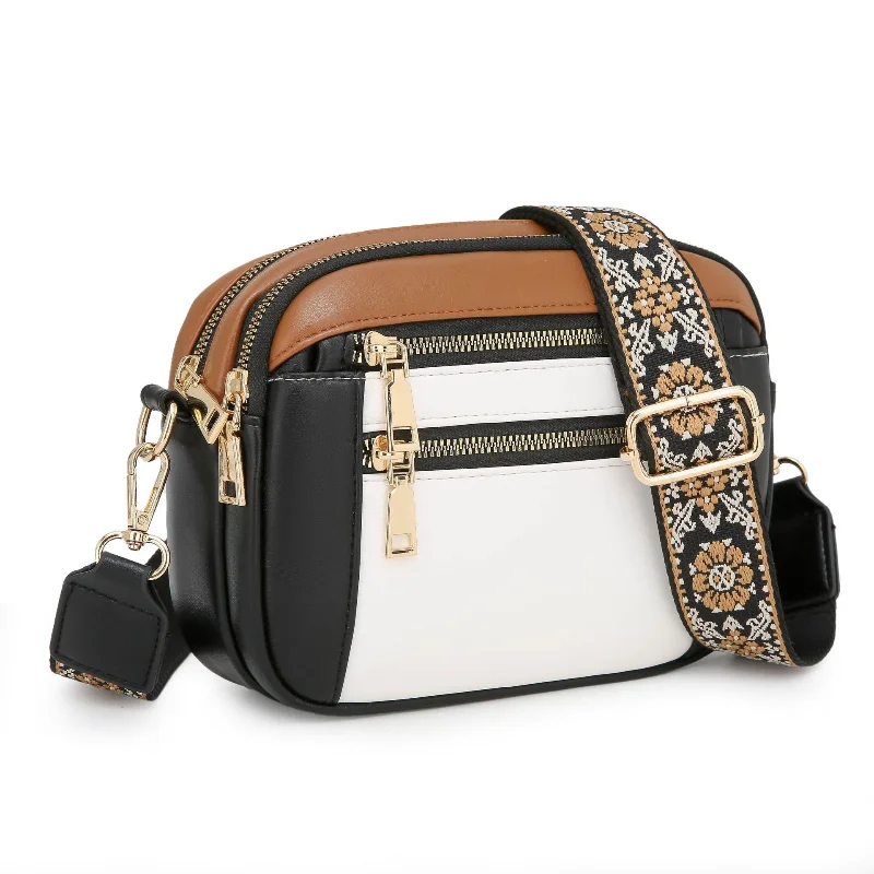 Women Small Square Crossbody Bag Wide Strap Patchwork Shoulder Handbag Trendy Fashion Purse
Women Small Square Crossbody Bag Wide Strap Patchwork Shoulder Handbag Trendy Fashion Purse