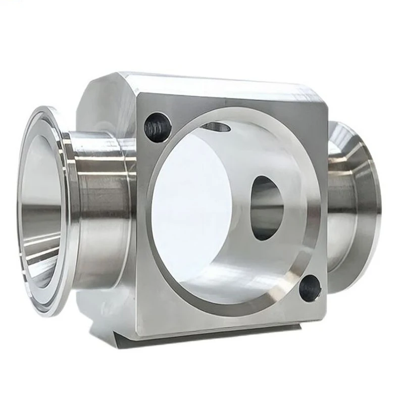 Изготовление деталей для фрезерования с ЧПУ из нержавеющей стали на заказ. Корпус вакуумного клапана из нержавеющей стали 304.
Изготовление деталей для фрезерования с ЧПУ из нержавеющей стали на заказ. Корпус вакуумного клапана из нержавеющей стали 304.