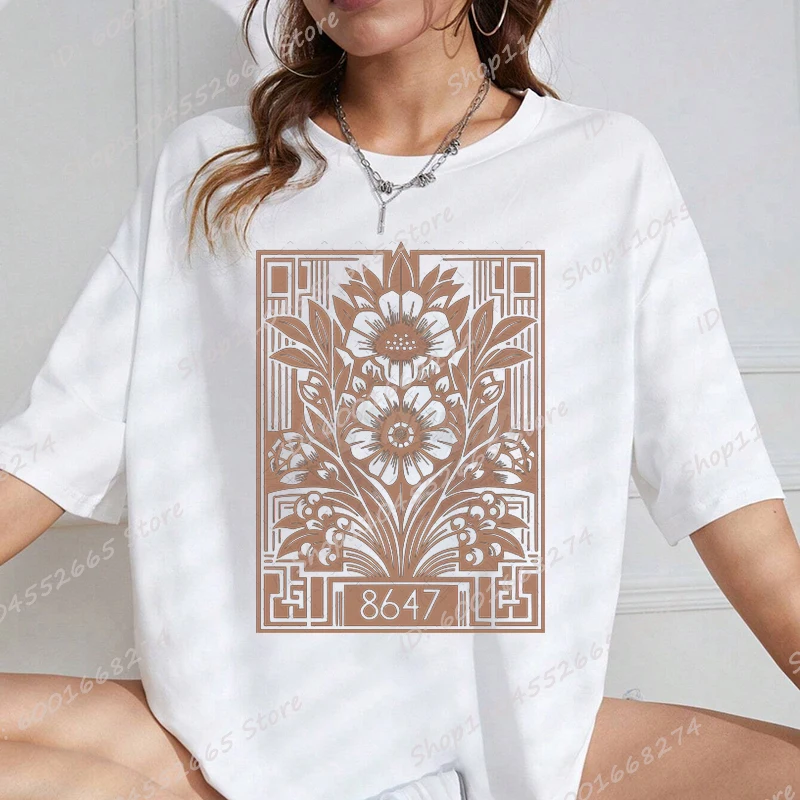 Flower Print T-shirts For Women Summer Lovely Short Sleeve Round Neck Tee Shirts Ladies Creative Overszied Tops
Flower Print T-shirts For Women Summer Lovely Short Sleeve Round Neck Tee Shirts Ladies Creative Overszied Tops