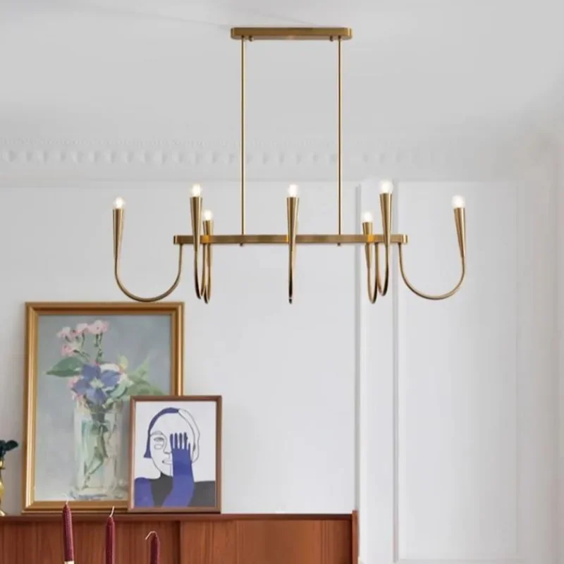 Mid Century Swoop Arm Chandelier Luxury American Black Gold Candle Light Designer Living Room Creative Dining Island Lighting
Mid Century Swoop Arm Chandelier Luxury American Black Gold Candle Light Designer Living Room Creative Dining Island Lighting