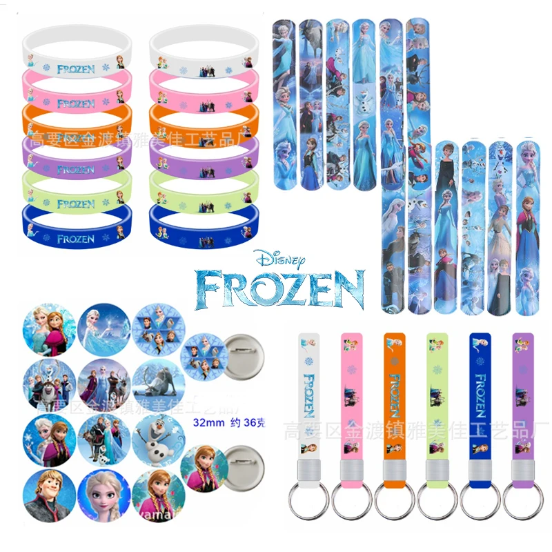 Frozen Anna Elsa Bracelet Key Chain Badge Disney Cartoon Anime Bracelet Wrist Strap Keyring Brassiere Party Props Birthday Gifts
Frozen Anna Elsa Bracelet Key Chain Badge Disney Cartoon Anime Bracelet Wrist Strap Keyring Brassiere Party Props Birthday Gifts