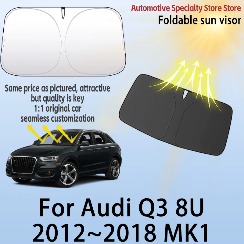 For Audi Q3 8U 2012~2018 MK1 Car Front Windshield Sunshade Fold Shade UV Shade Solar Sun Shade Privacy Curtain Car Accessories
For Audi Q3 8U 2012~2018 MK1 Car Front Windshield Sunshade Fold Shade UV Shade Solar Sun Shade Privacy Curtain Car Accessories