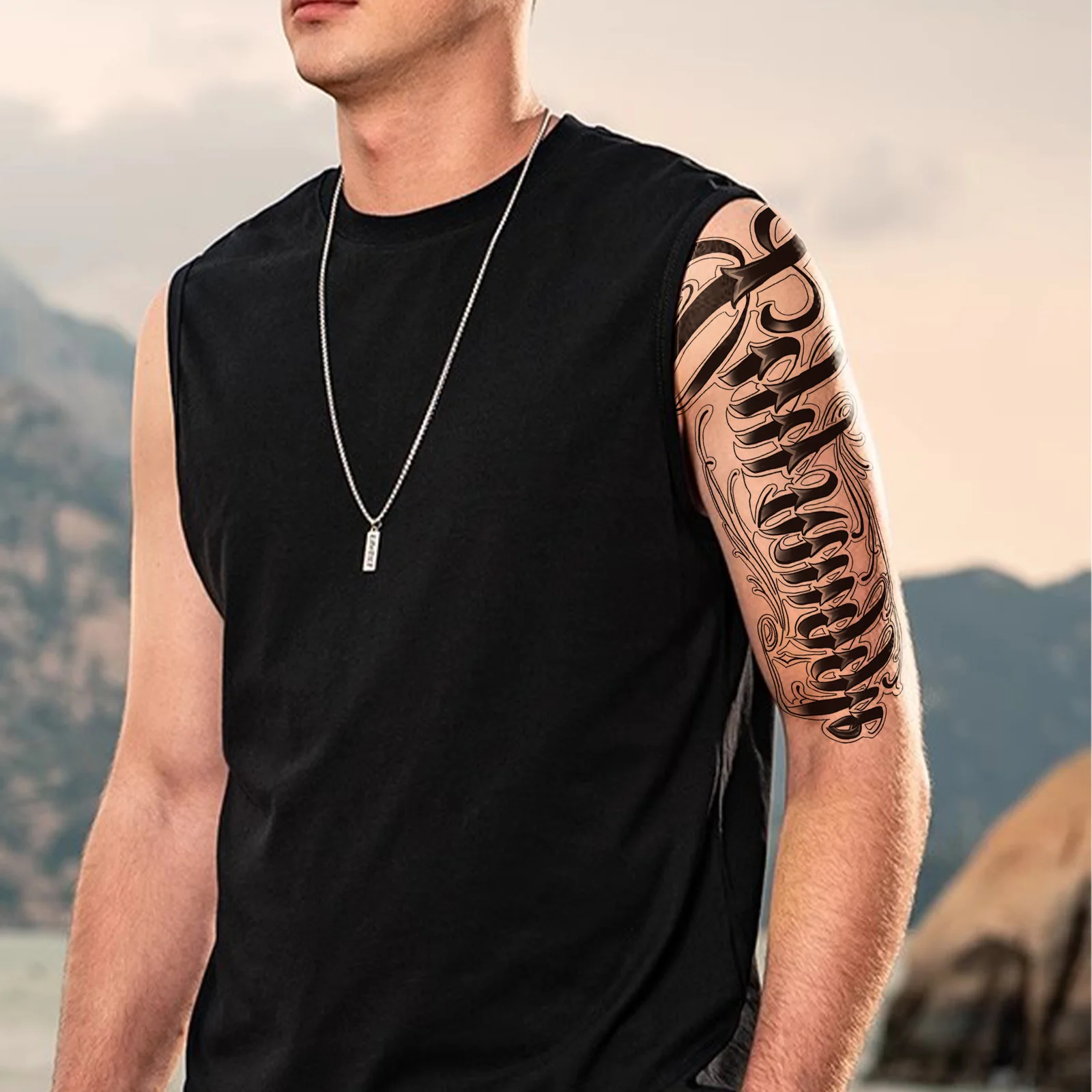 1 лист, крутая татуировка на руку, водонепроницаемая, долговечная, временная татуировка на руку, вечерние
1 лист, крутая татуировка на руку, водонепроницаемая, долговечная, временная татуировка на руку, вечерние