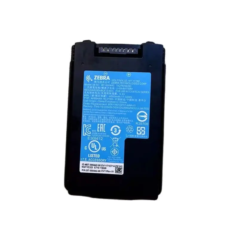 BT-000442 BTRY-NGTC5TC7-44MA-01 Rechargeable Lithium Battery Pack
BT-000442 BTRY-NGTC5TC7-44MA-01 Rechargeable Lithium Battery Pack