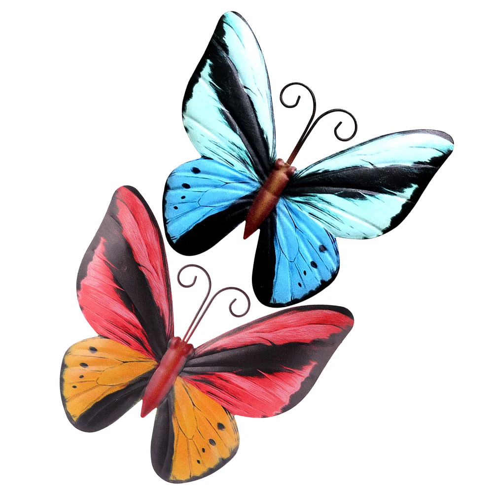2Pcs Iron Butterflies Wall Hanging Decor Creative Butterfly Shape Wall Art Decoration Relaxing Living Room Accent
2Pcs Iron Butterflies Wall Hanging Decor Creative Butterfly Shape Wall Art Decoration Relaxing Living Room Accent
