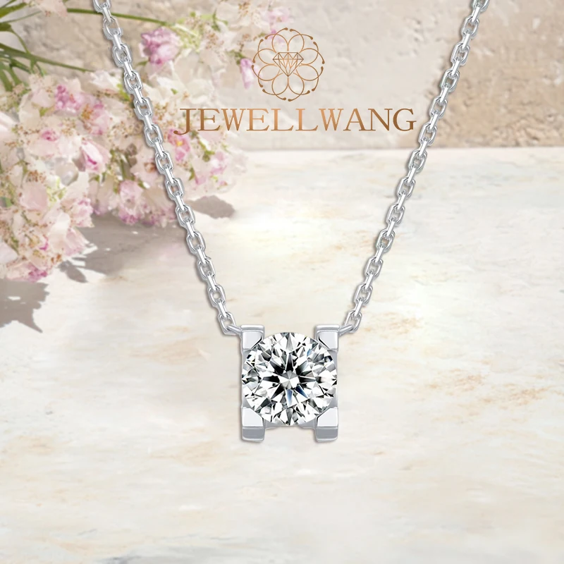 JEWELLWANG Laboratory Moissanite Silver Necklace for Women 925 Silver Necklace Fashionable Holiday Gifts Halloween Gift
JEWELLWANG Laboratory Moissanite Silver Necklace for Women 925 Silver Necklace Fashionable Holiday Gifts Halloween Gift