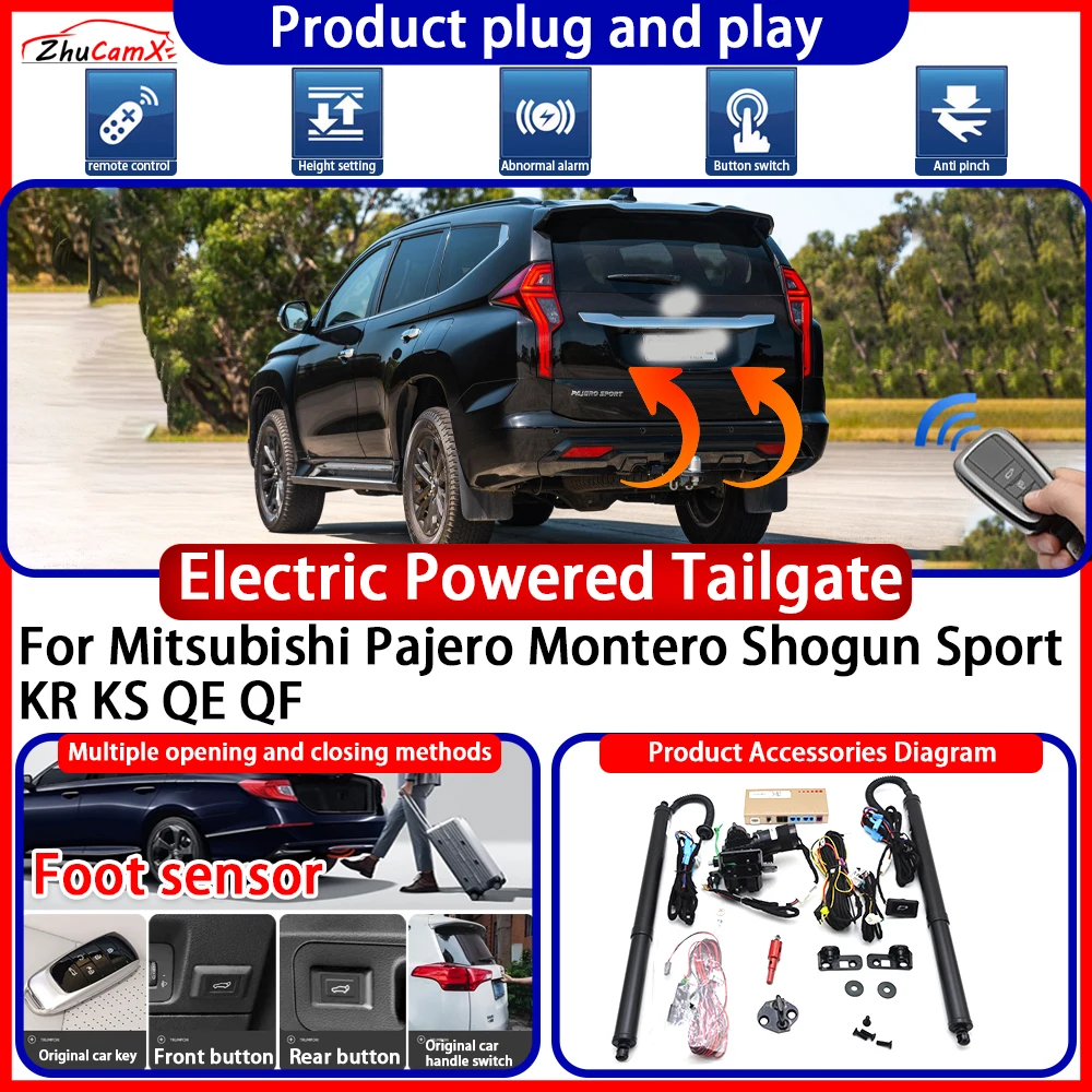 OEM Powered Tailgate for Mitsubishi Pajero Montero Shogun Sport KR KS QE QFanti pinch Smart Intelligent Control Gate Lift Kit
OEM Powered Tailgate for Mitsubishi Pajero Montero Shogun Sport KR KS QE QFanti pinch Smart Intelligent Control Gate Lift Kit
