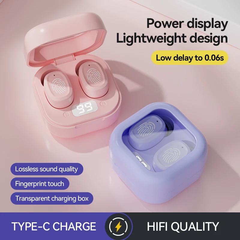 TWS Wireless Bluetooth Headphones Low Delay Earphones Game Ear Buds Digital Display Touch Earbuds For Xiaomi Apple Phone Headset
TWS Wireless Bluetooth Headphones Low Delay Earphones Game Ear Buds Digital Display Touch Earbuds For Xiaomi Apple Phone Headset