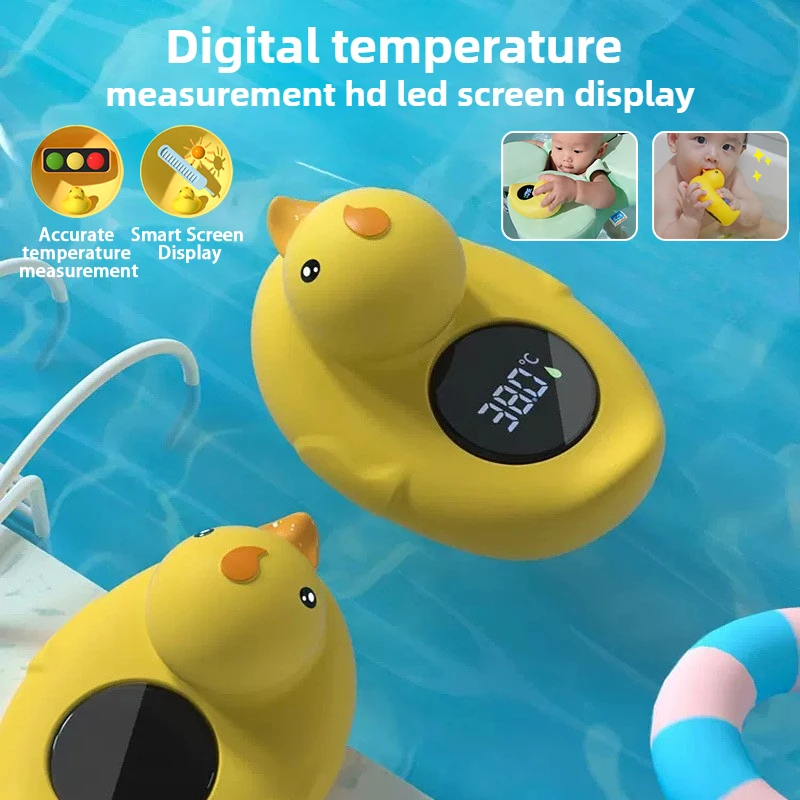 Home Baby Electronic Water Temperature Gauge for Accurate Testing of Water Temperature in Baby Bathing, Cute Yellow Duck Model
Home Baby Electronic Water Temperature Gauge for Accurate Testing of Water Temperature in Baby Bathing, Cute Yellow Duck Model