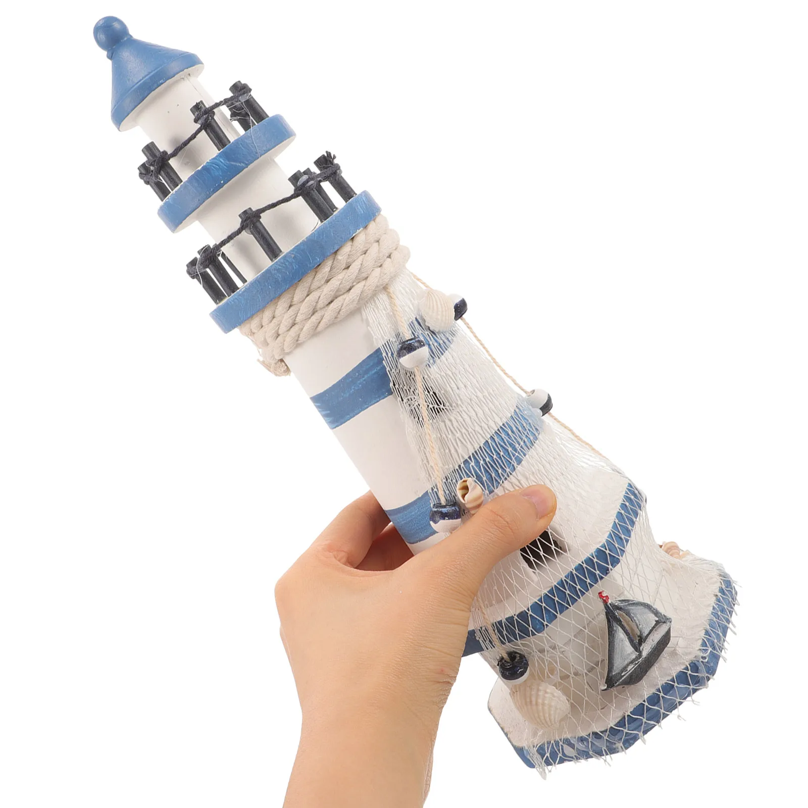 Wood Lighthouse Building Decor Vintage Mediterranean Style Home Office Tabletop Ornament Model Gift Nautical Favors
Wood Lighthouse Building Decor Vintage Mediterranean Style Home Office Tabletop Ornament Model Gift Nautical Favors