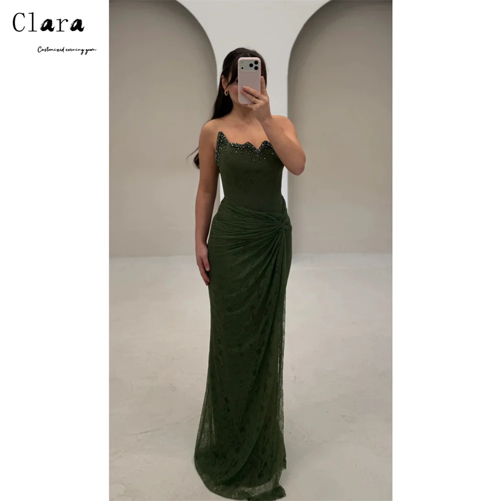 Clara Custom Green Lace Sweetheart Fishtail Prom Dresses 2026 Luxury Prom Luxury Woman Elegant Evening Dress Ball Gown Dresses
Clara Custom Green Lace Sweetheart Fishtail Prom Dresses 2026 Luxury Prom Luxury Woman Elegant Evening Dress Ball Gown Dresses