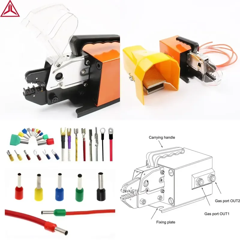 Terminal Crimping Tool Air Powered Wire Crimper 0.25-16mm² 4-6Bar Portable Industrial Electrical Connector Crimping Machine
Terminal Crimping Tool Air Powered Wire Crimper 0.25-16mm² 4-6Bar Portable Industrial Electrical Connector Crimping Machine