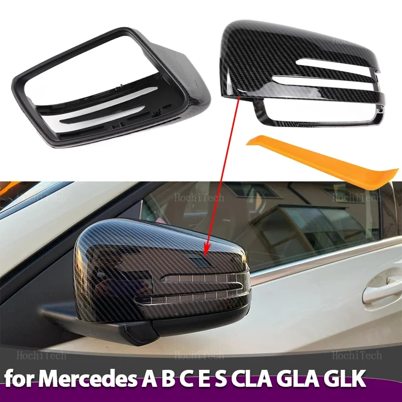 1 pair Side Case Trim Carbon Fiber Style Black Car Rearview Mirror Cap for Mercedes Benz W176 W246 W204 W212 W221 C117 X204 X156
1 pair Side Case Trim Carbon Fiber Style Black Car Rearview Mirror Cap for Mercedes Benz W176 W246 W204 W212 W221 C117 X204 X156