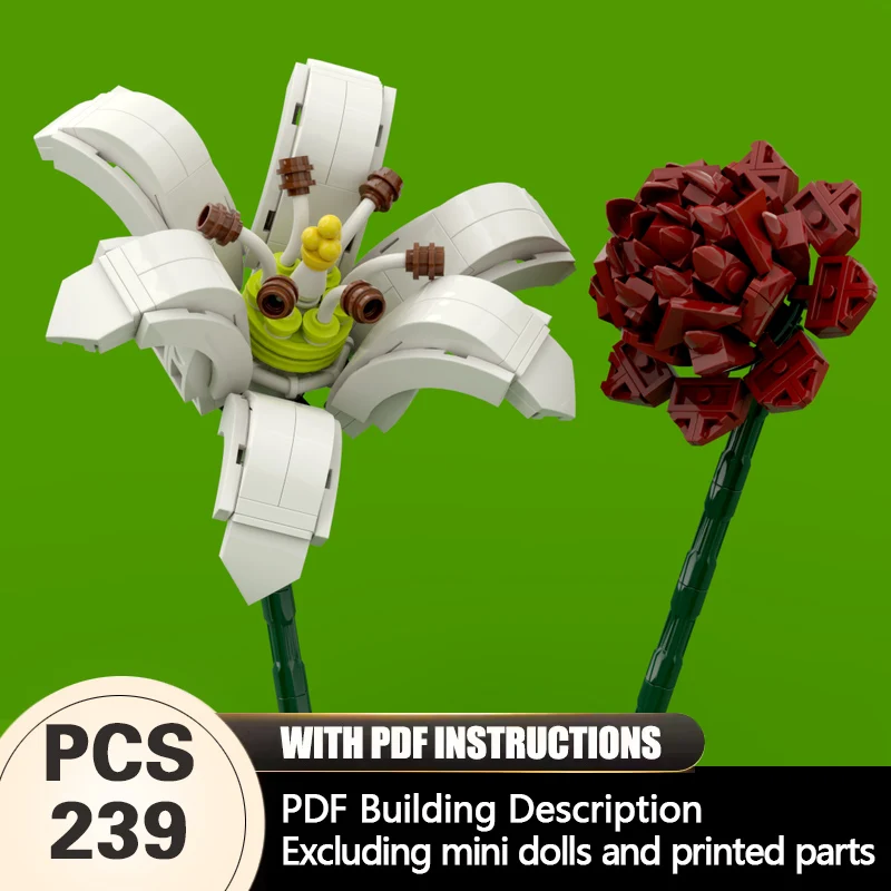 Creators Plant Series Model MOC Building Bricks White And Red Flowers Modular Technology Gift Holiday Assemble Children Toy Suit
Creators Plant Series Model MOC Building Bricks White And Red Flowers Modular Technology Gift Holiday Assemble Children Toy Suit
