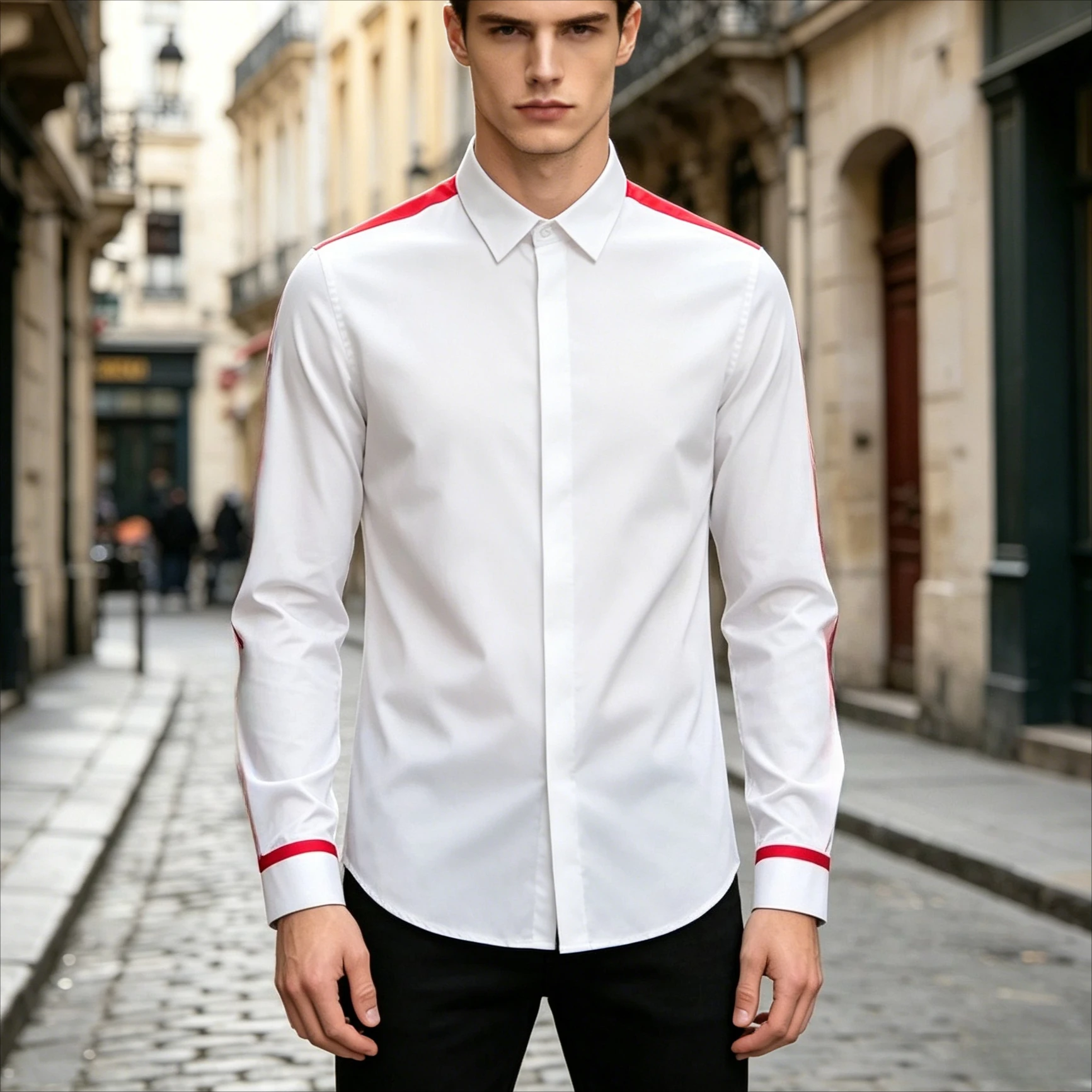 2026 brand Spliced Men's Shirts Long Sleeve Slim Fit Casual Business Dress Shirts Cotton Social Banquet Street Wear men clothing
2026 brand Spliced Men's Shirts Long Sleeve Slim Fit Casual Business Dress Shirts Cotton Social Banquet Street Wear men clothing
