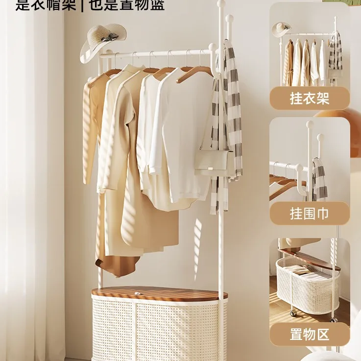Coat rack, bedroom dirty laundry basket, clothes storage rack, movable hanger cactus floor standing
Coat rack, bedroom dirty laundry basket, clothes storage rack, movable hanger cactus floor standing
