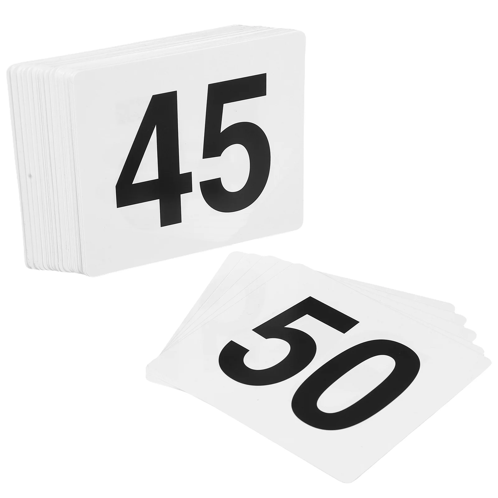 50 Pcs Black Letter Table Number Seating Cards Pvc Restaurant Signs Double Sided Numbers
50 Pcs Black Letter Table Number Seating Cards Pvc Restaurant Signs Double Sided Numbers