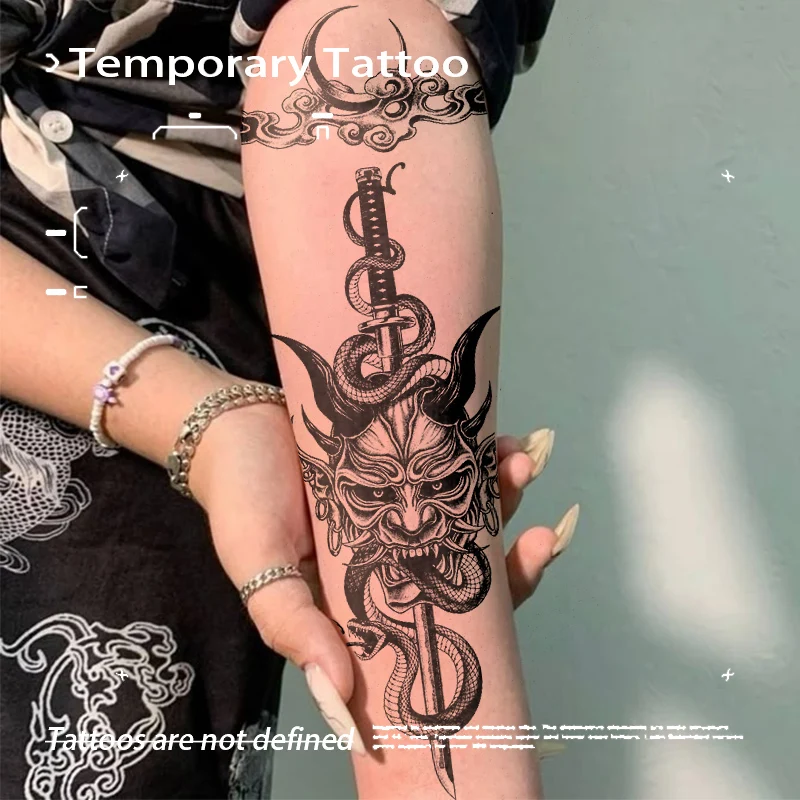 Праджня Змеиный Меч Травяной Сок Татуировки Пластырь Временные Татуировки Рука Прочный Водонепроницаемый Дьявол Поддельные Татуировки Подарок Для Вечеринки Y2K Оптовая Продажа
Праджня Змеиный Меч Травяной Сок Татуировки Пластырь Временные Татуировки Рука Прочный Водонепроницаемый Дьявол Поддельные Татуировки Подарок Для Вечеринки Y2K Оптовая Продажа