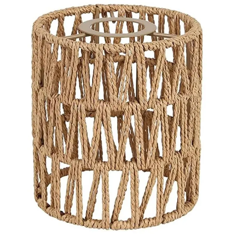 ABWR-Boho Shades Replacement 5.9In Height Pendant Sconce Shade Ceiling Fan Light Covers Cylinder Woven Lampshade
ABWR-Boho Shades Replacement 5.9In Height Pendant Sconce Shade Ceiling Fan Light Covers Cylinder Woven Lampshade