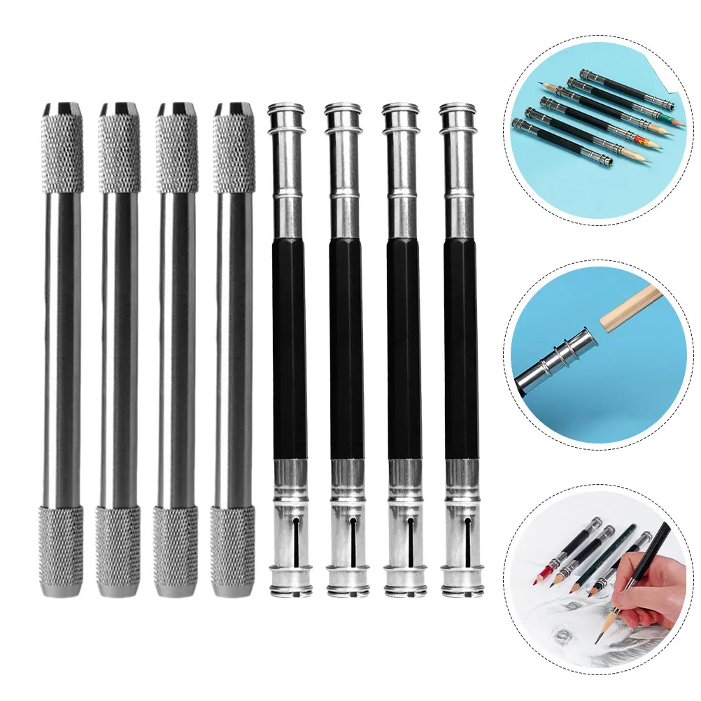 8Pcs Sturdy Metal Pencil Extenders Pencil Extender for Artists Reusable Extension Holder for Short Pencils Art Drawing Writing
8Pcs Sturdy Metal Pencil Extenders Pencil Extender for Artists Reusable Extension Holder for Short Pencils Art Drawing Writing