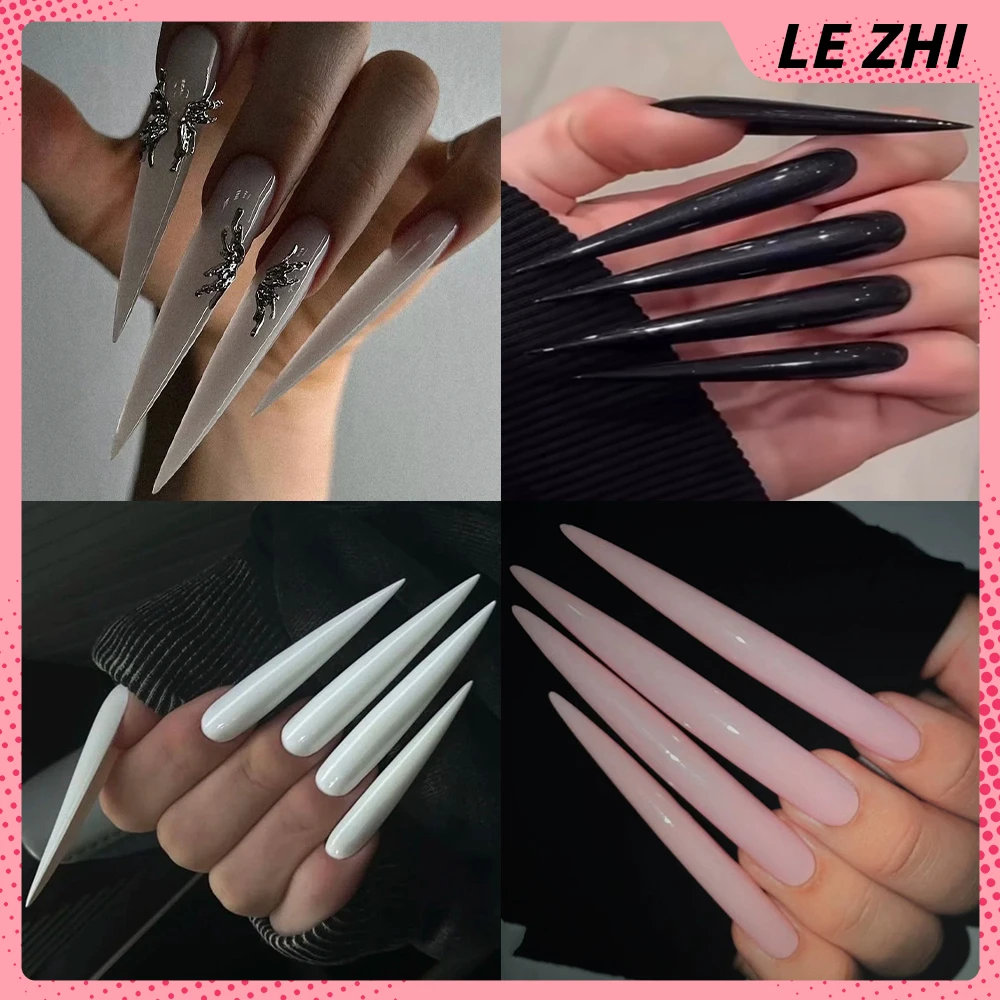 Spicy Girl Europe America Style Xxl Long Tip Coffin Handmade Fake Nails Solid Color Rhinestone Design Wearable Full Cover Nails
Spicy Girl Europe America Style Xxl Long Tip Coffin Handmade Fake Nails Solid Color Rhinestone Design Wearable Full Cover Nails