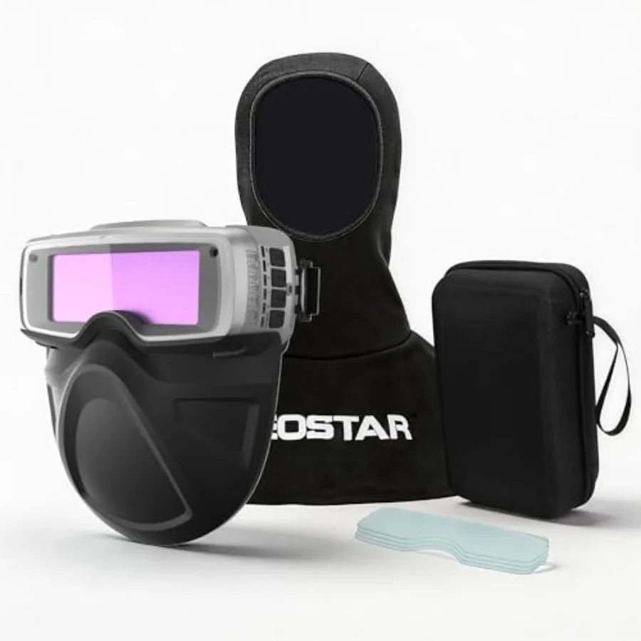Digital Auto-Darkening Welding Goggle - True Color Professional Welding Glasses and Welding Helmet with Adjustable Shade 4/5-9/
Digital Auto-Darkening Welding Goggle - True Color Professional Welding Glasses and Welding Helmet with Adjustable Shade 4/5-9/