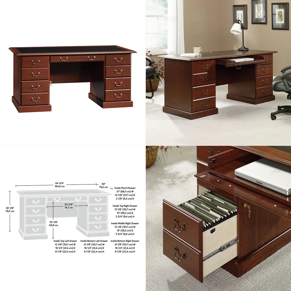 Modern Computer Desk with 2 Drawers, Wood Curved Executive Desk with Keyboard Tray amp Power Outlet, Writing Desks with Storage
Modern Computer Desk with 2 Drawers, Wood Curved Executive Desk with Keyboard Tray amp Power Outlet, Writing Desks with Storage