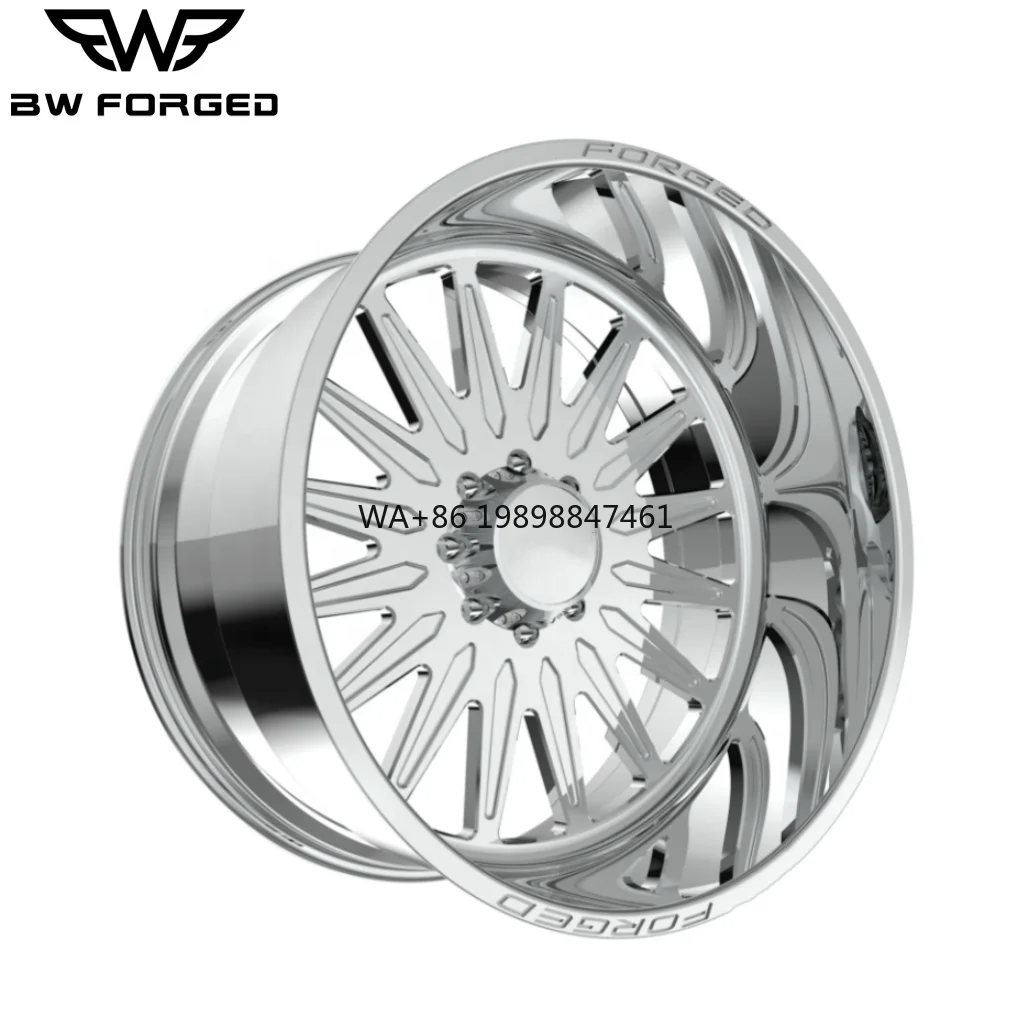 Deep Dish Polished Chrome Forged Alloy Wheel for Truck Ford F150 F250 F350 Ranger Silverado1500 2500 3500
Deep Dish Polished Chrome Forged Alloy Wheel for Truck Ford F150 F250 F350 Ranger Silverado1500 2500 3500