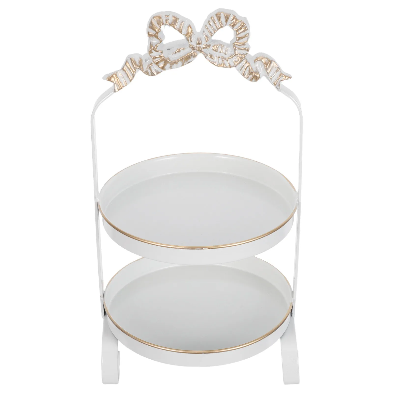 2 Tier Iron Tray Stand Rustic White Vintage Metal Round Serving Tray for Kitchen Fruit Dessert Countertop Organizer Bathroom
2 Tier Iron Tray Stand Rustic White Vintage Metal Round Serving Tray for Kitchen Fruit Dessert Countertop Organizer Bathroom