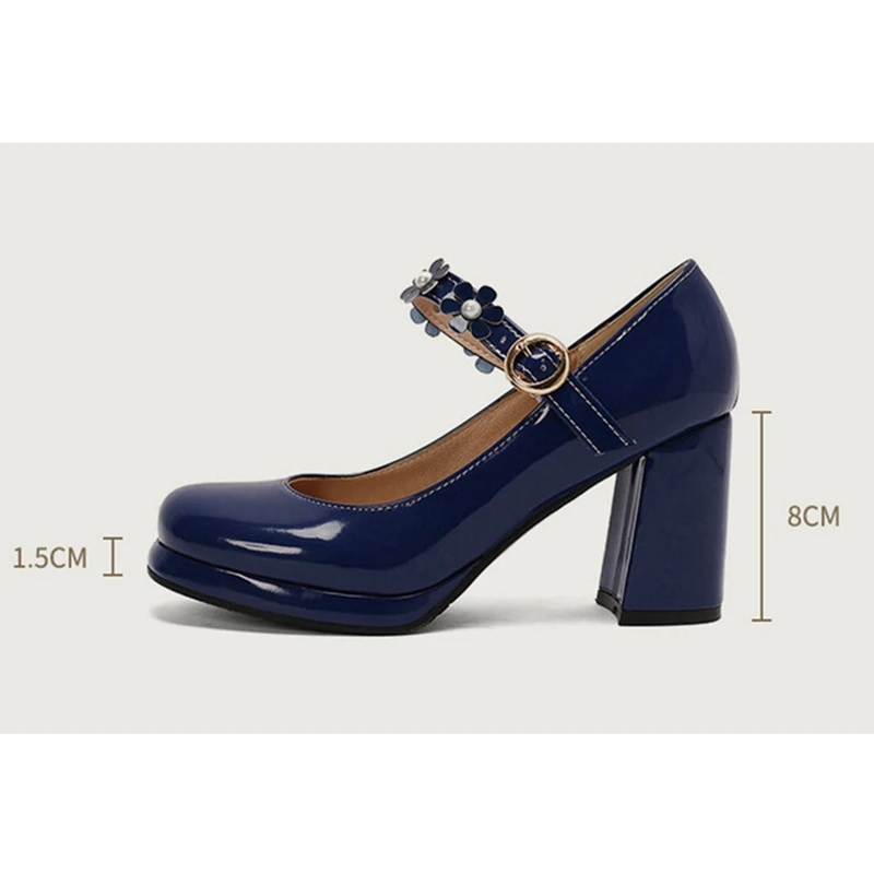 Girseaby 2026 Милые женские туфли-лодочки на платформе с круглым носком, толстом каблуке 8 см, с пряжками из лакированной кожи, большой размер 41 42 43 44
Girseaby 2026 Милые женские туфли-лодочки на платформе с круглым носком, толстом каблуке 8 см, с пряжками из лакированной кожи, большой размер 41 42 43 44