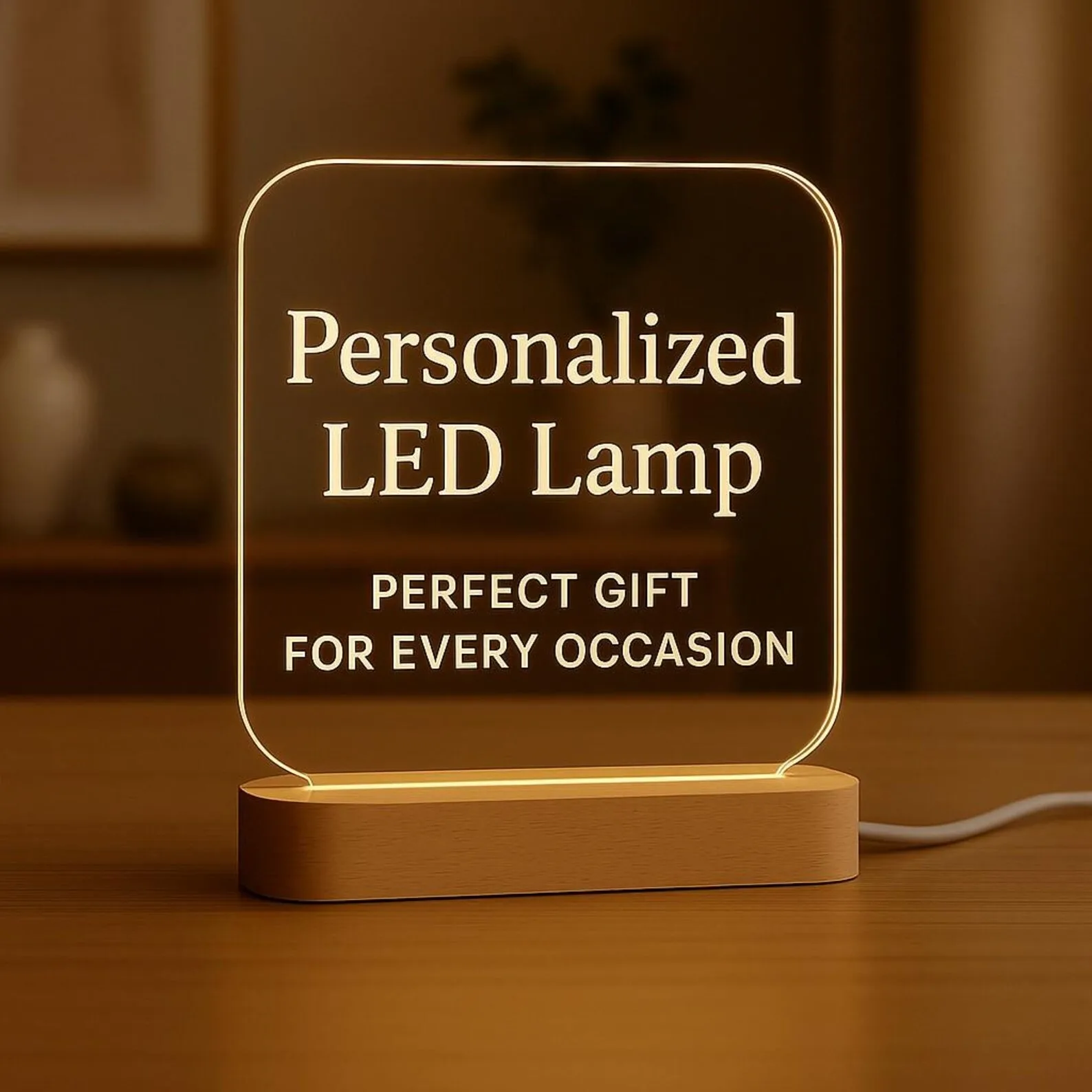 Personalized Acrylic Night Light Custom Favorite Pattern And Text Creative Home Art Ornament Decor Souvenir Gift For Pet Owners
Personalized Acrylic Night Light Custom Favorite Pattern And Text Creative Home Art Ornament Decor Souvenir Gift For Pet Owners