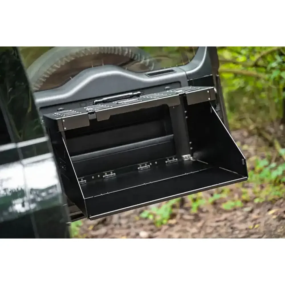 Plumb 2020+ accessories parts CNC process Aluminum Alloy Tailgate folding table for Land Rover Defender 130 110 90
Plumb 2020+ accessories parts CNC process Aluminum Alloy Tailgate folding table for Land Rover Defender 130 110 90
