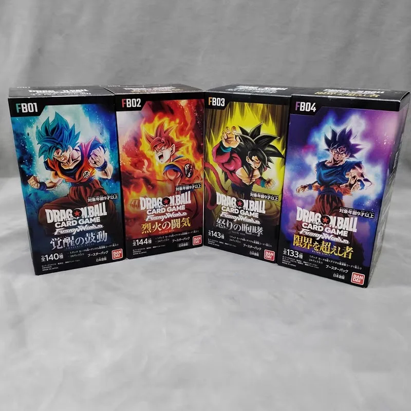 Новая распродажа, аутентичная карта Bandai Dragon Ball TCG, японская версия FB01 FB02 FB03, дополнительная упаковка, коллекция-сюрпризов, подарки, игрушки 
Новая распродажа, аутентичная карта Bandai Dragon Ball TCG, японская версия FB01 FB02 FB03, дополнительная упаковка, коллекция-сюрпризов, подарки, игрушки