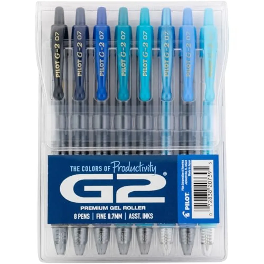 G2 Premium Gel Roller Pens, G2 Boost Blue Pens Pack, The Colors of Productivity, 8 Pack Pouch, Fine Point 0.7 mm, Assorted
G2 Premium Gel Roller Pens, G2 Boost Blue Pens Pack, The Colors of Productivity, 8 Pack Pouch, Fine Point 0.7 mm, Assorted