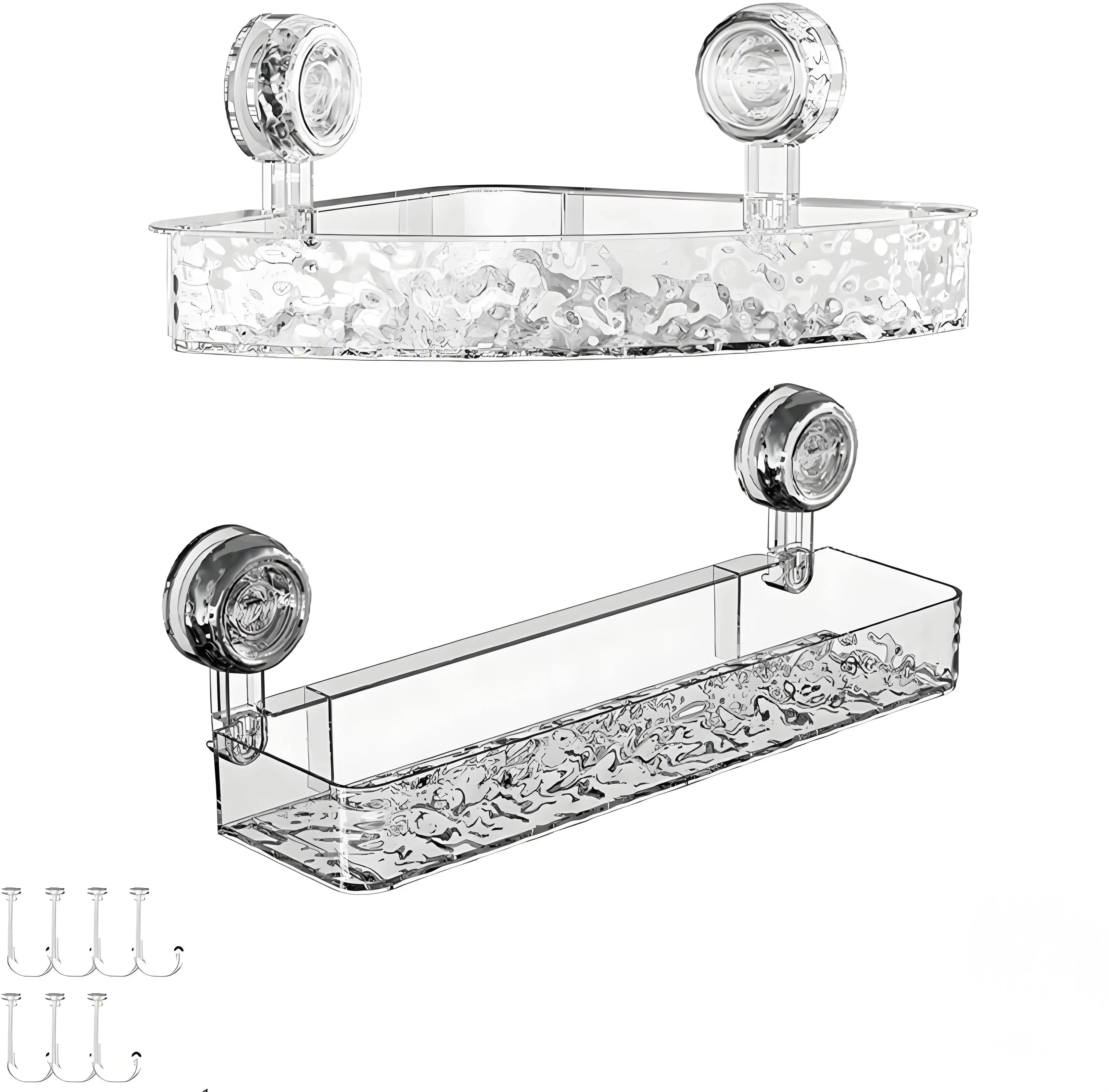 Corrugated Suction Cup Holder Light Luxury Style Glacier Pattern Suction Cup Shelf No-Drill Bathroom Suction Box Rolling paper
Corrugated Suction Cup Holder Light Luxury Style Glacier Pattern Suction Cup Shelf No-Drill Bathroom Suction Box Rolling paper