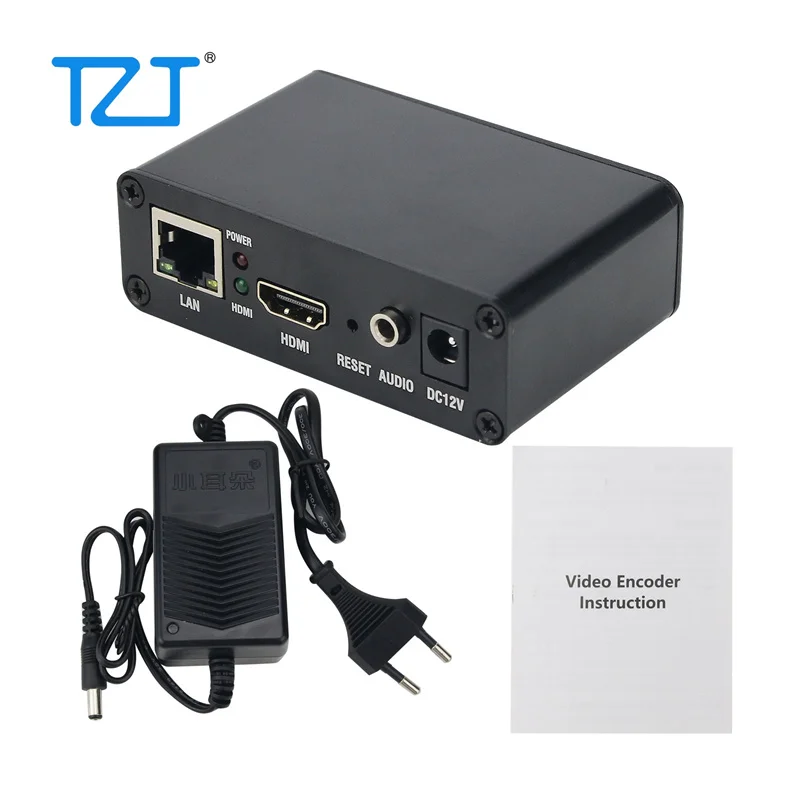 TZT Mini HDMI-compatible Encoder Portable H.265 Encoder H264 1920x1080 For RTMP/PTSP/HTTP/UDP/RTP Live Streaming
TZT Mini HDMI-compatible Encoder Portable H.265 Encoder H264 1920x1080 For RTMP/PTSP/HTTP/UDP/RTP Live Streaming