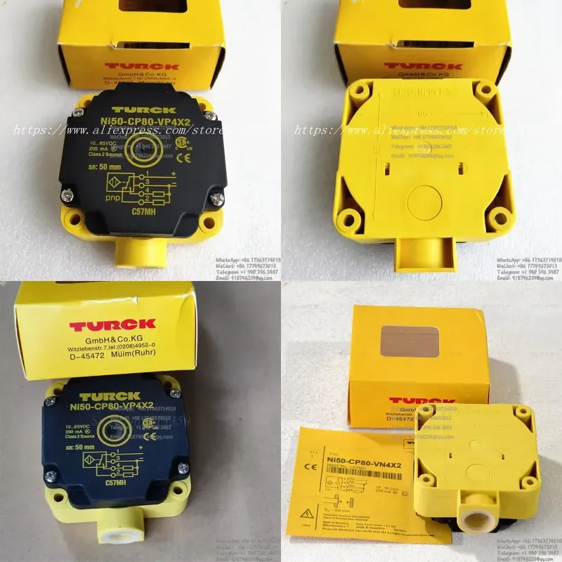 1PC NI50-CP80-VP4X2 PNP Or NI50-CP80-VN4X2 NPN Turck Proximity Switch Sensor New High Quality
1PC NI50-CP80-VP4X2 PNP Or NI50-CP80-VN4X2 NPN Turck Proximity Switch Sensor New High Quality