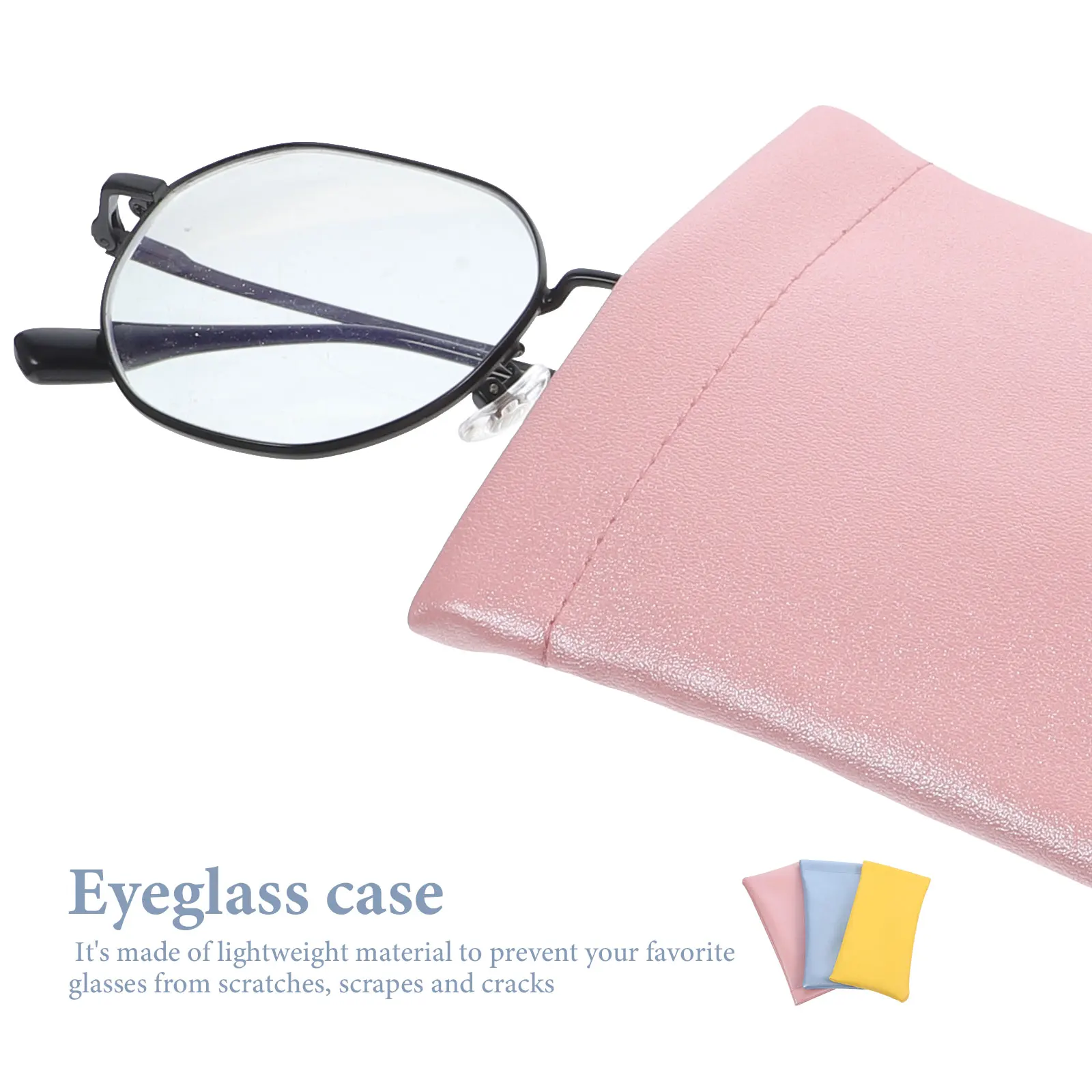 3pcs Glasses Storage Bag Soft Foldable Eyeglass Case Lightweight Anti Scratch Sunglasses Cases Blue Yellow Pink
3pcs Glasses Storage Bag Soft Foldable Eyeglass Case Lightweight Anti Scratch Sunglasses Cases Blue Yellow Pink