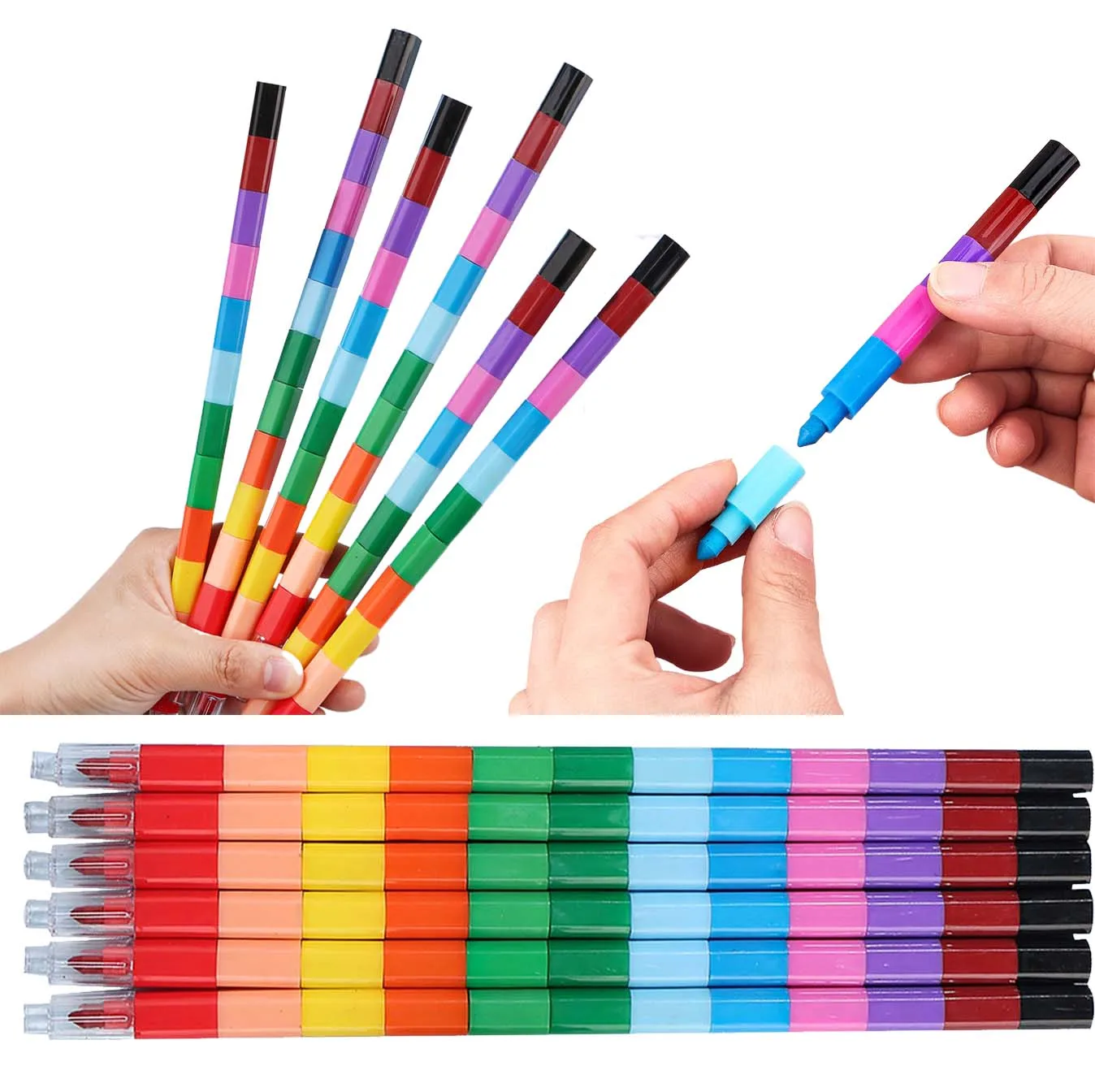 3~36pcs Building Block Crayons 12-Color Painting Teaching Supplies School Office Prizes Gifts Teaching Incentive Supplies TMZ
3~36pcs Building Block Crayons 12-Color Painting Teaching Supplies School Office Prizes Gifts Teaching Incentive Supplies TMZ