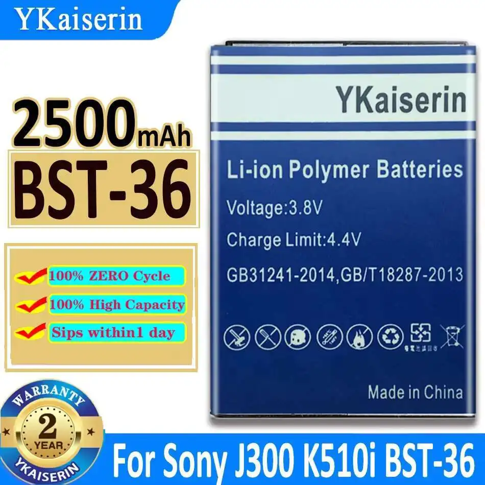 Battery Bst-36 2500Mah For Sony Ericsson J300 K510i Z550a K310 J300C X0001 Z550C K320 K310i W200 Z550i Z558 K310c K510c Bst 36
Battery Bst-36 2500Mah For Sony Ericsson J300 K510i Z550a K310 J300C X0001 Z550C K320 K310i W200 Z550i Z558 K310c K510c Bst 36