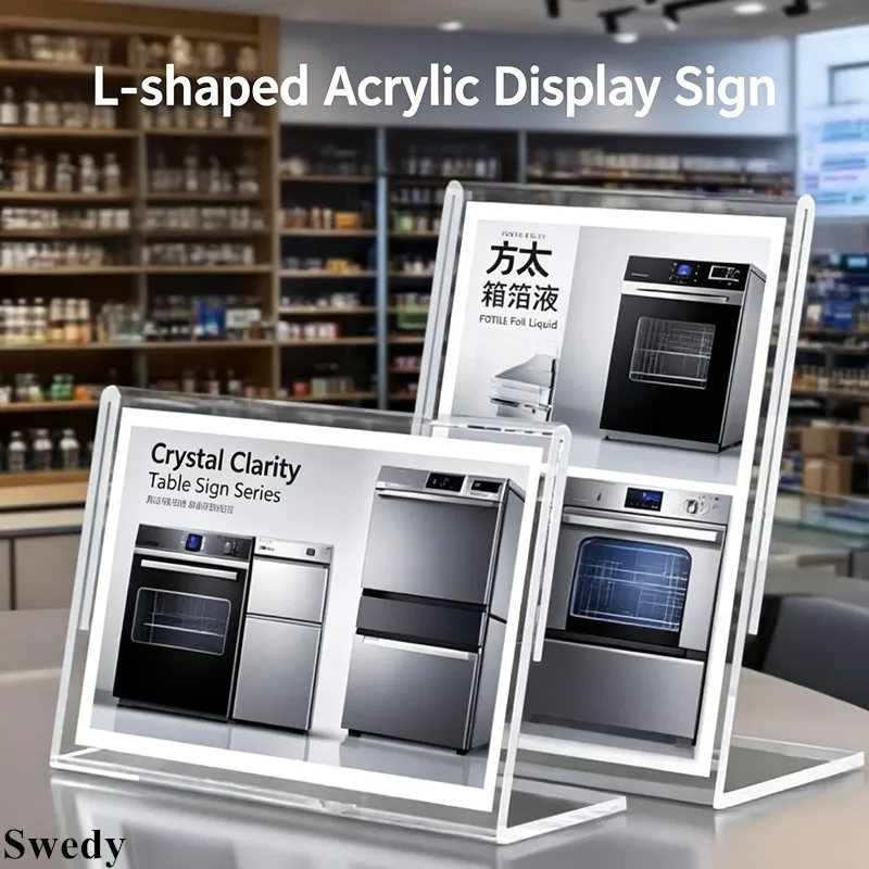 5 Pack A5 148X210MM Slant Back Table Acrylic Sign Holder Plastic Message Board Stand Restaurant Menu Holder Display Stand
5 Pack A5 148X210MM Slant Back Table Acrylic Sign Holder Plastic Message Board Stand Restaurant Menu Holder Display Stand
