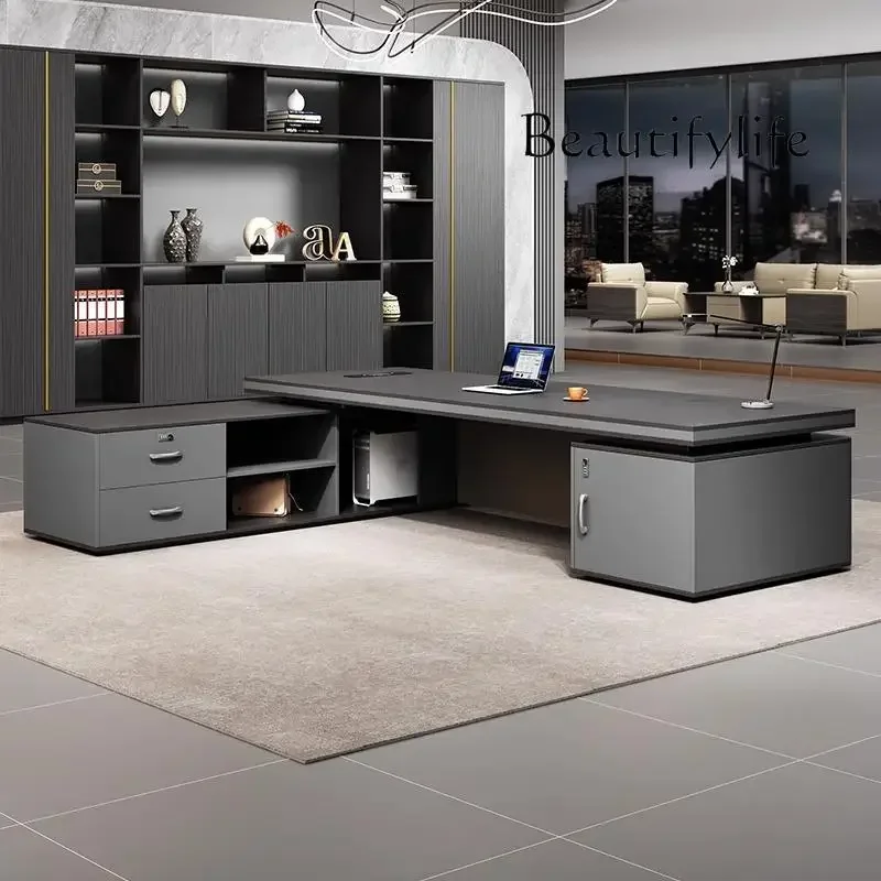 HK Office Президентский стол Босс Комбинация стола и стула Современный свет Роскошный стол для продвинутых классов Офисная мебель
HK Office Президентский стол Босс Комбинация стола и стула Современный свет Роскошный стол для продвинутых классов Офисная мебель