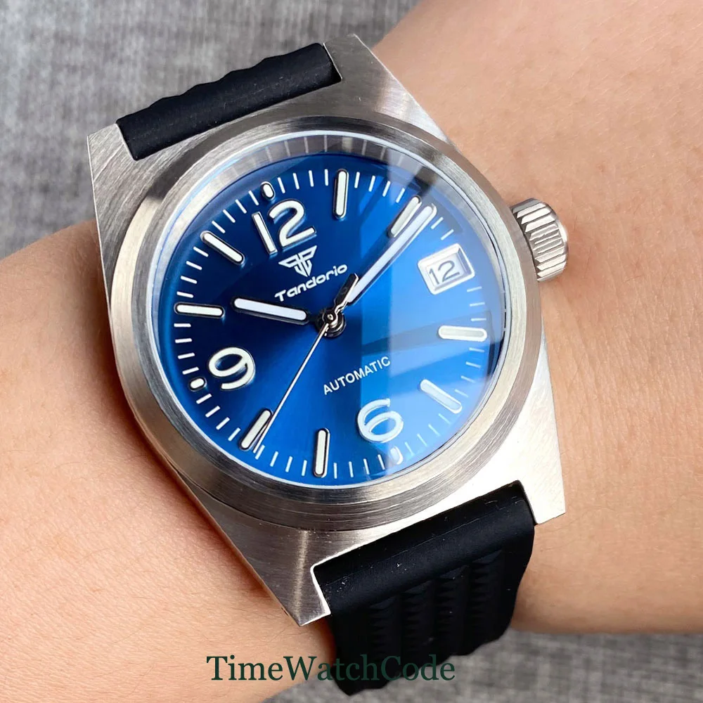 Tandorio Diving Automatic Watch for Men NH35 Luminous Sunburst Dial 20ATM Blue Coating AR Sapphire Crystal 200m Waterproof 38mm
Tandorio Diving Automatic Watch for Men NH35 Luminous Sunburst Dial 20ATM Blue Coating AR Sapphire Crystal 200m Waterproof 38mm