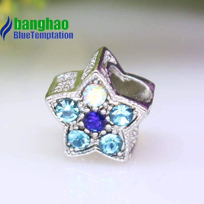 Wholesale DIY Fashion crystal Five stars Charm for making accessories for jewelry alloy pendants bracelets beads CTB750
Wholesale DIY Fashion crystal Five stars Charm for making accessories for jewelry alloy pendants bracelets beads CTB750