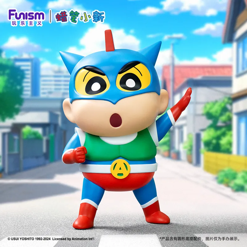 Коллекционная фигурка Funism Authentic Crayon Shin Chan Action Kamen: Забавное креативное украшение для рабочего стола, новогодний подарок для фанатов аниме
Коллекционная фигурка Funism Authentic Crayon Shin Chan Action Kamen: Забавное креативное украшение для рабочего стола, новогодний подарок для фанатов аниме